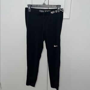 Nike Women’s Black and White Leggings